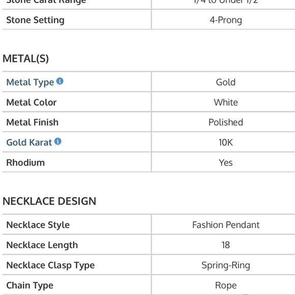 ✨Zales 1/4CT T.W Diamond Round Frame Pendant in 10K White Gold - Picture 9 of 12